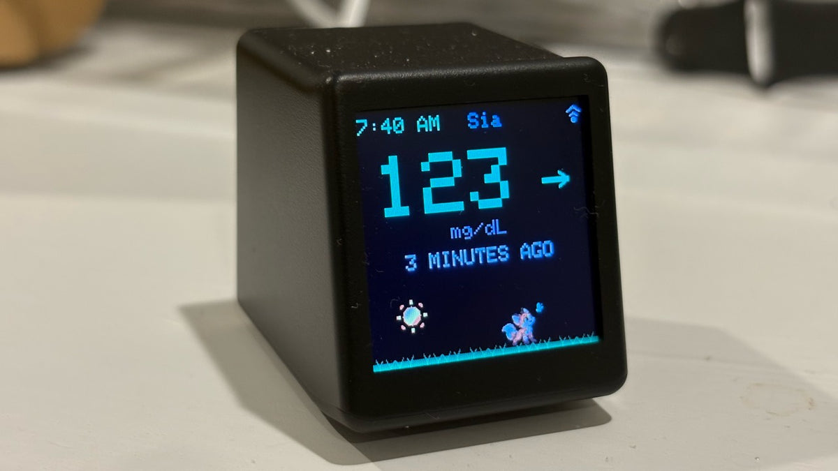 GlycoFox — Wi-Fi Glucose Display